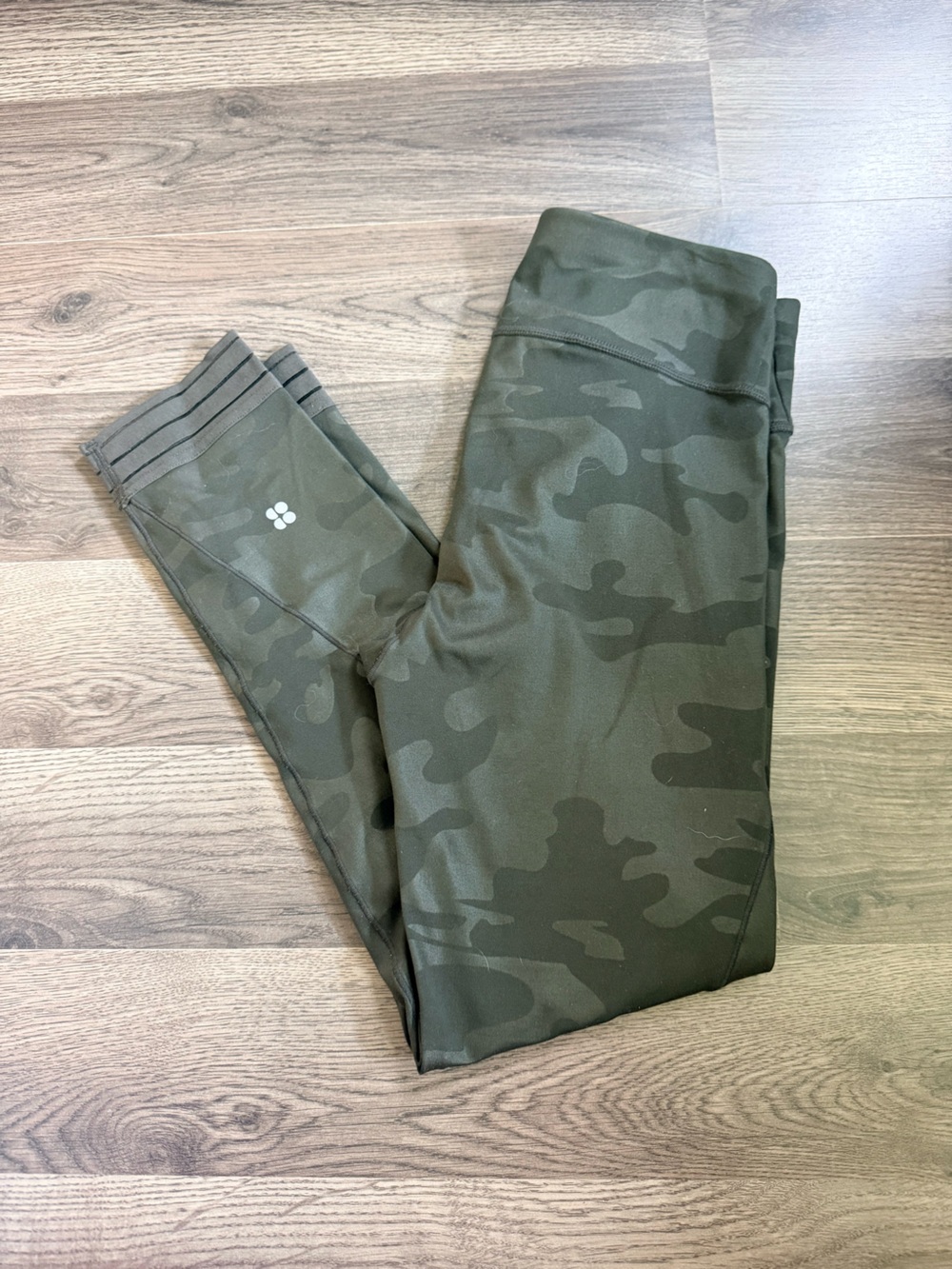 Sweaty Betty Olive Camo Joggers